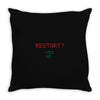 Restart? Throw Pillow