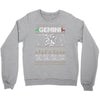 santa gemini christmas ugly t shirts Crewneck Sweatshirt
