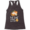 but first pumpkin space latte Racerback Tank
