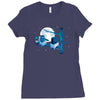 night owl Ladies Fitted T-Shirt