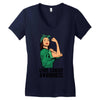 liver cancer awareness can do it Women's V-Neck T-Shirt