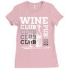 Wine Club Ladies Fitted T-Shirt