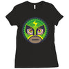 lucha libre   green Ladies Fitted T-Shirt