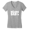 the walking dad Women's V-Neck T-Shirt