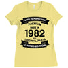 Premium Vintage  1982 Ladies Fitted T-Shirt