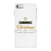 snow merry christmas iPhone 7 Case