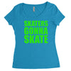 skaters gonna skate Women's Triblend Scoop T-shirt