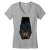 bat music Women's V-Neck T-Shirt