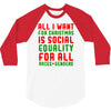 all i want for christmas 3/4 Sleeve Shirt