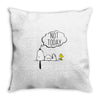 Not Today Snoopy Throw Pillow