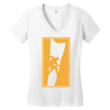 rock climbing wall climb indoor outdoor 2 Women's V-Neck T-Shirt