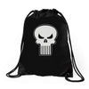 the punisher long sleeves Drawstring Bags
