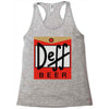 duff parody deff Racerback Tank