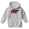 mama christmas bear Youth Hoodie