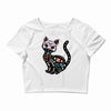 loco coco skul cat Crop Top