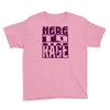 here to rage Youth Tee