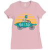 ride and surf Ladies Fitted T-Shirt