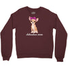 chihuahua mom Crewneck Sweatshirt