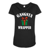 gangsta wrapper Maternity Scoop Neck T-shirt