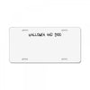 hallowee and boo License Plate
