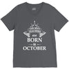 Legends Are Born In October V-Neck Tee