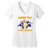 wanna taco 'bout jesus Women's V-Neck T-Shirt