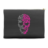 two coloured patterned skull   mens funny Accessory Pouches