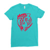 money over emotion Ladies Fitted T-Shirt