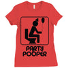 party pooper Ladies Fitted T-Shirt