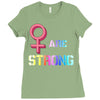 Women's March We are Strong Ladies Fitted T-Shirt