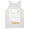 Strong Independent Motivated Pisces Tank Top