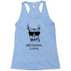 no drama llama Racerback Tank