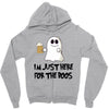 i'm just here for the boos Zipper Hoodie