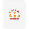 This Girl Loves Rottweiler Mousepad