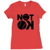 not ok baseball Ladies Fitted T-Shirt