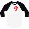 I Love Bulldogs 3/4 Sleeve Shirt