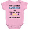 you can't buy happiness, but you can adopt a cat and that's pretty muc Baby Bodysuit