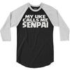 my uke calls me senpai 3/4 Sleeve Shirt