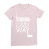 nerdy in a good way 2 Ladies Fitted T-Shirt