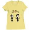 you stole my heart 3 Ladies Fitted T-Shirt