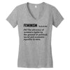 Feminism Noun Women's V-Neck T-Shirt