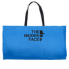 the hidden face Weekender Totes