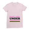Baby Girl Under Construction Ladies Fitted T-Shirt