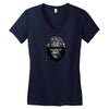 gorrila head military smoke Women's V-Neck T-Shirt