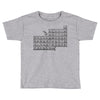 questionable table of elements Toddler T-shirt
