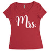 mrs. Women's Triblend Scoop T-shirt
