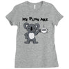 my puns are koala tee Ladies Fitted T-Shirt