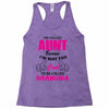 I'm Called Aunt Because I'm Way Too Cool To Be Called Grandma Racerback Tank