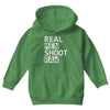 real men shoot raw Youth Hoodie