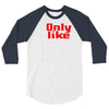 i only like ny as a friend 3/4 Sleeve Shirt